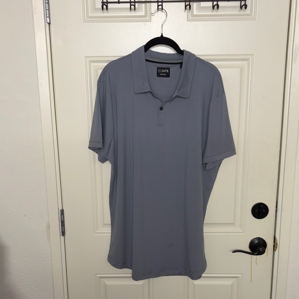 Cuts Clothing Charcoal Polo Shirt